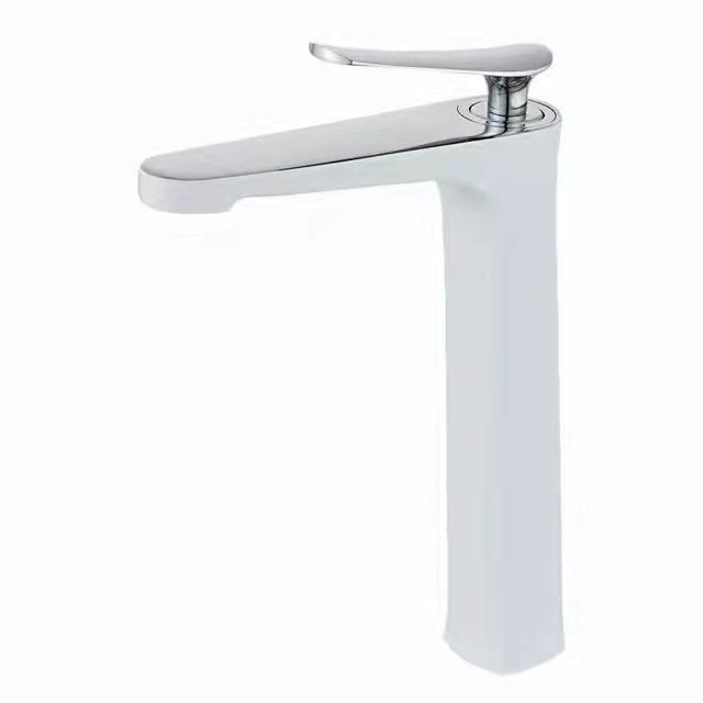 Lisslune | 1 Handle Full Copper Bathroom Sink Faucet Nordic Modern Vanity Faucet with Drain