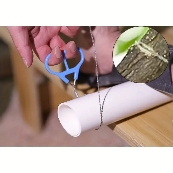 Lisslune | Wire saw for garden and outdoor – Compact saw for adventures and gardening