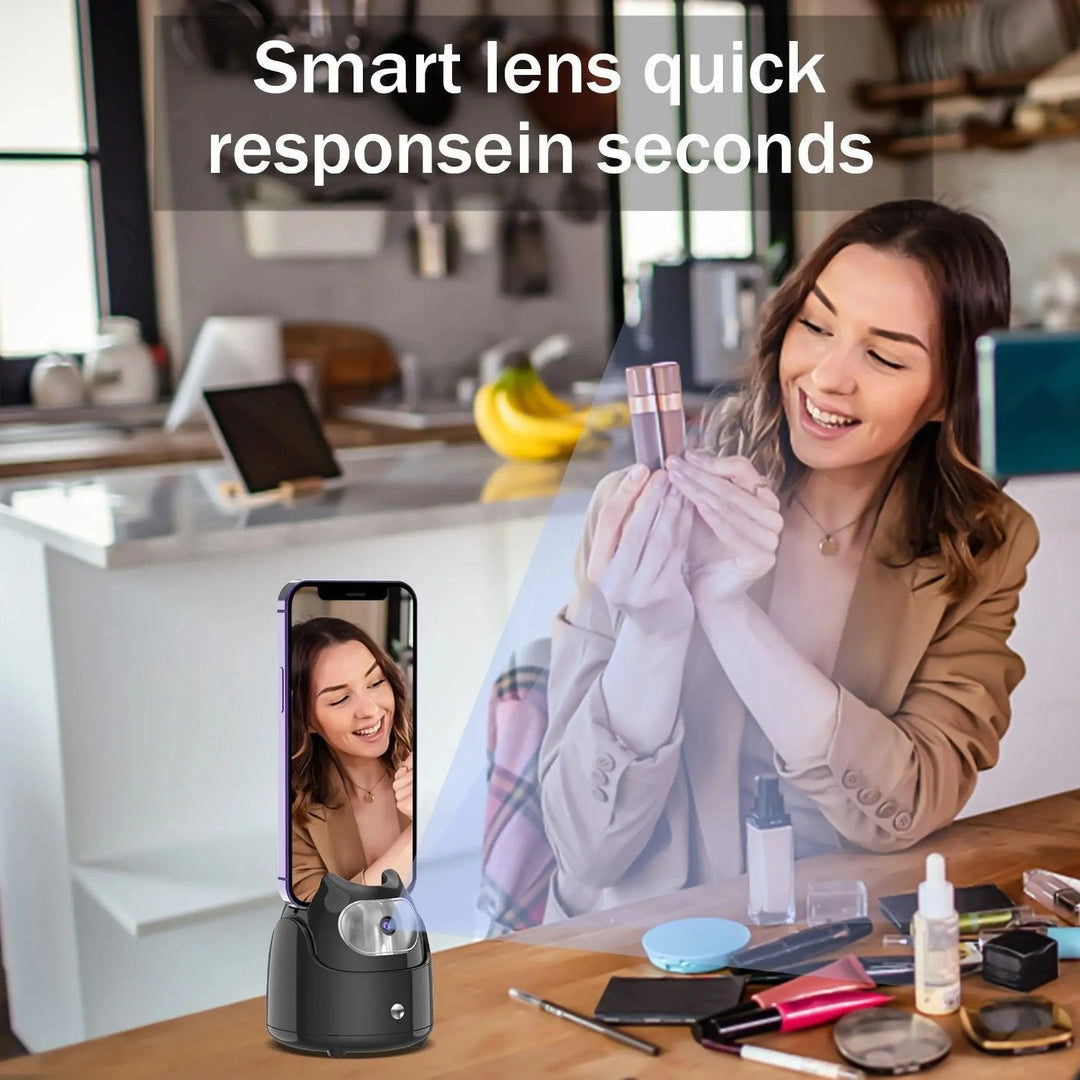 Lisslune | AI Face Recognition Phone Tripod, Keep the Spotlight on You – Hands-Free, Every Time