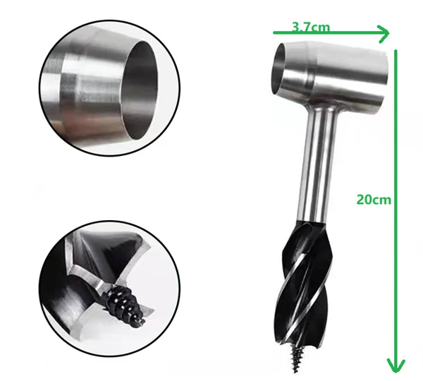 Lisslune | Bushcraft Auger – Bushcraft Hand Auger Wrench