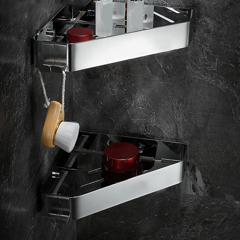 Lisslune | Stainless Steel Bathroom Accessory Set Modern Triangle Basket