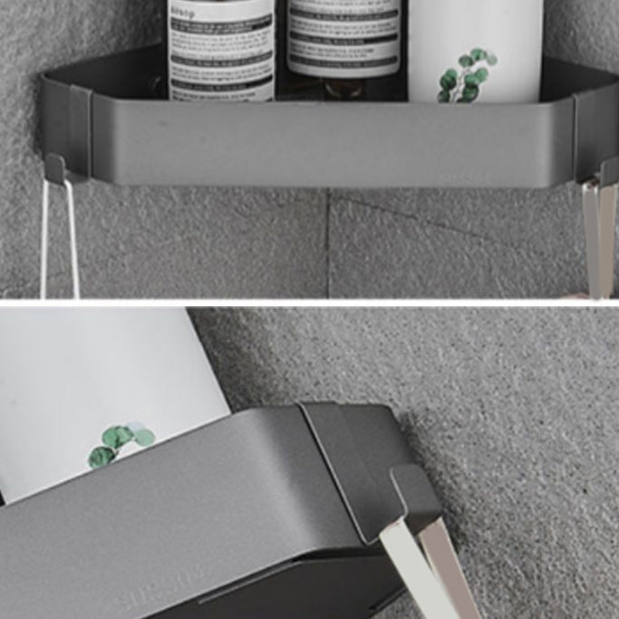 Lisslune | Stainless Steel Bathroom Accessory Set Modern Triangle Basket