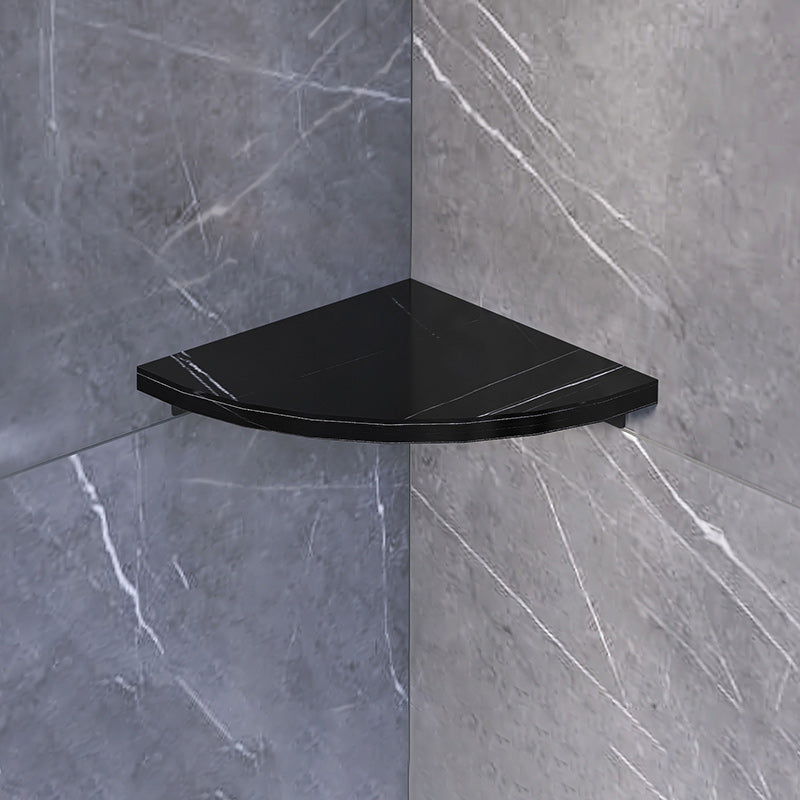 Lisslune | 3-piece modern bathroom accessory set marble and metal bathroom shelf
