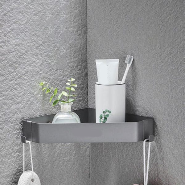 Skorter | Contemporary Stainless Steel Bathroom Shelf 2-Piece Bathroom Accessory Set