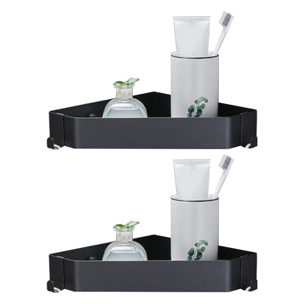 Skorter | Contemporary Stainless Steel Bathroom Shelf 2-Piece Bathroom Accessory Set