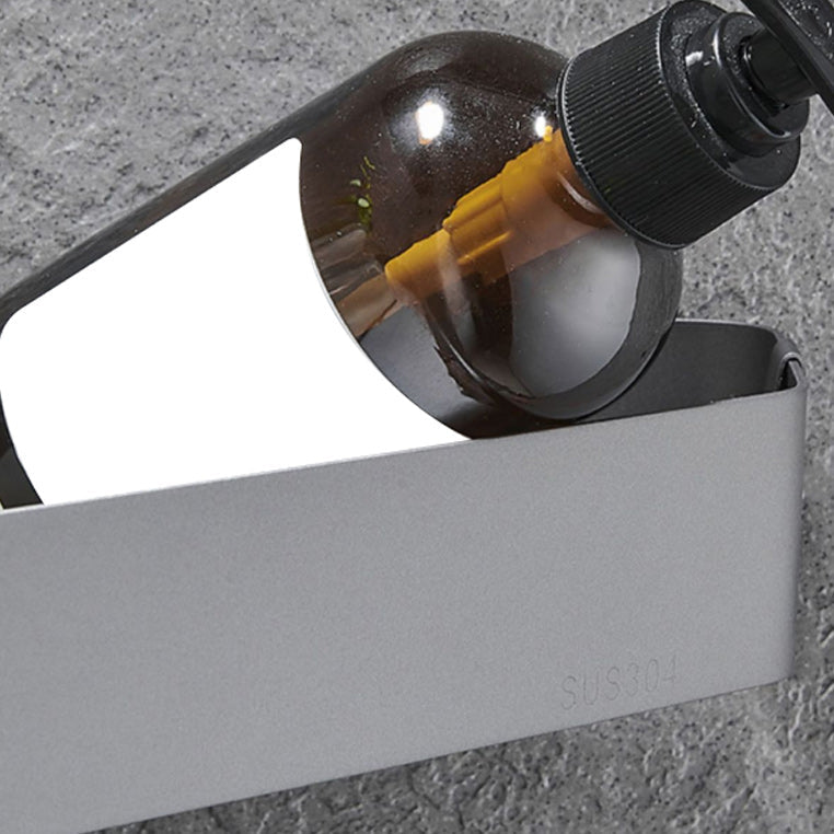 Skorter | Contemporary Stainless Steel Bathroom Shelf 2-Piece Bathroom Accessory Set