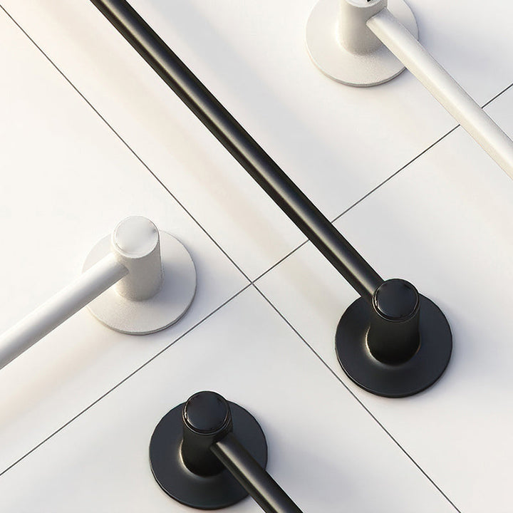 Lisslune | 2-piece modern bathroom accessory set metal slipper rack/towel bar