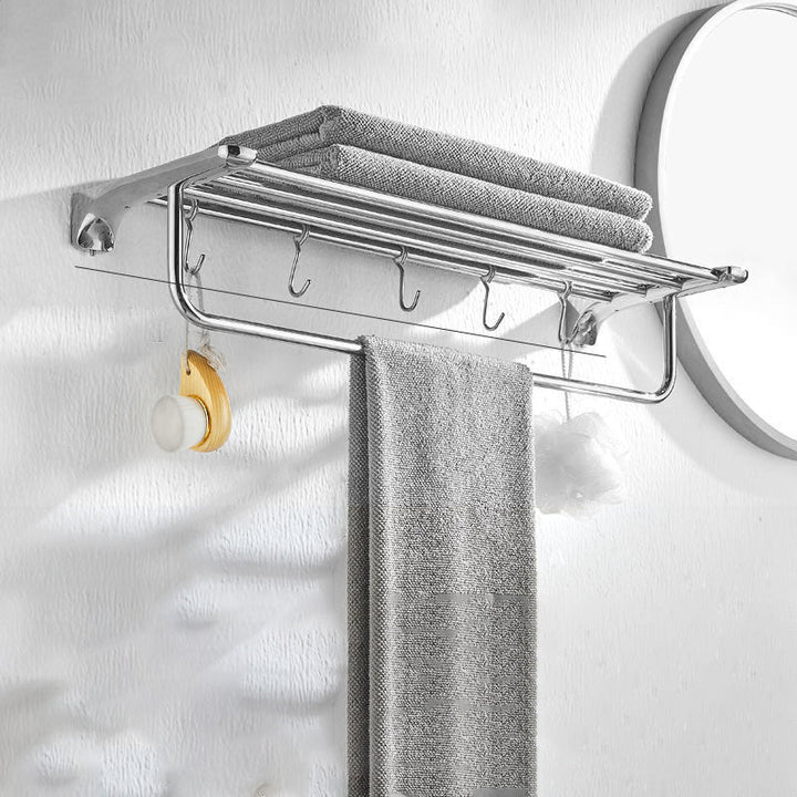 Lisslune | Silver Bathroom Accessories Hardware Set Modern Bathroom Accessories Kit