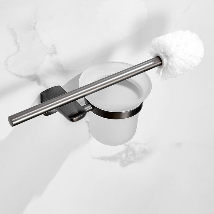 Lisslune | Modern Bathroom Accessories Hardware Set Gray Bathroom Accessories Set