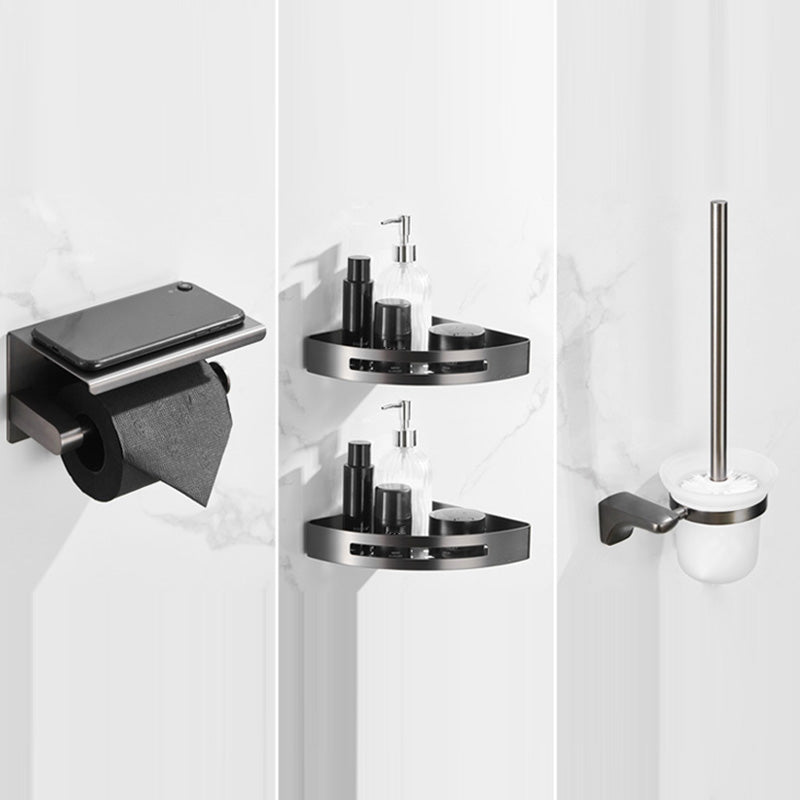 Lisslune | Modern Bathroom Accessories Hardware Set Gray Bathroom Accessories Set