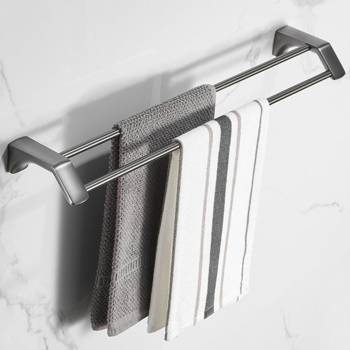 Lisslune | Modern Bathroom Accessories Hardware Set Gray Bathroom Accessories Set