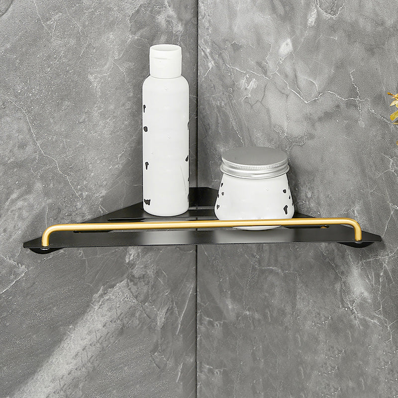 Lisslune | 5-piece modern bathroom accessory set made of black brass bathroom hardware