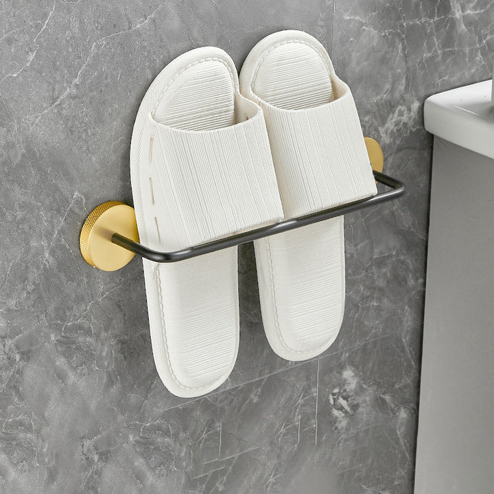 Lisslune | 5-piece modern bathroom accessory set made of black brass bathroom hardware