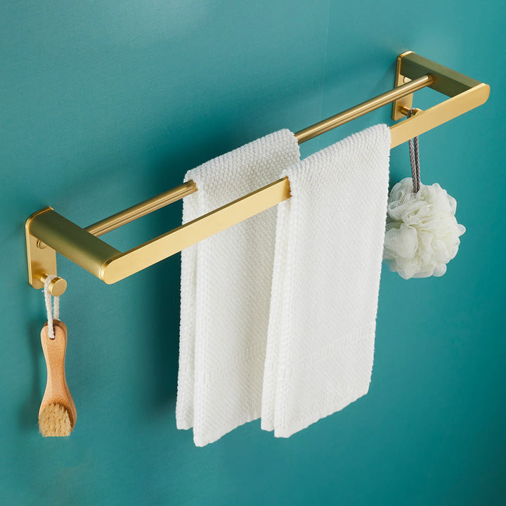 Lisslune | Traditional Bathroom Accessory Hardware Set Gold Bathroom Accessory Set