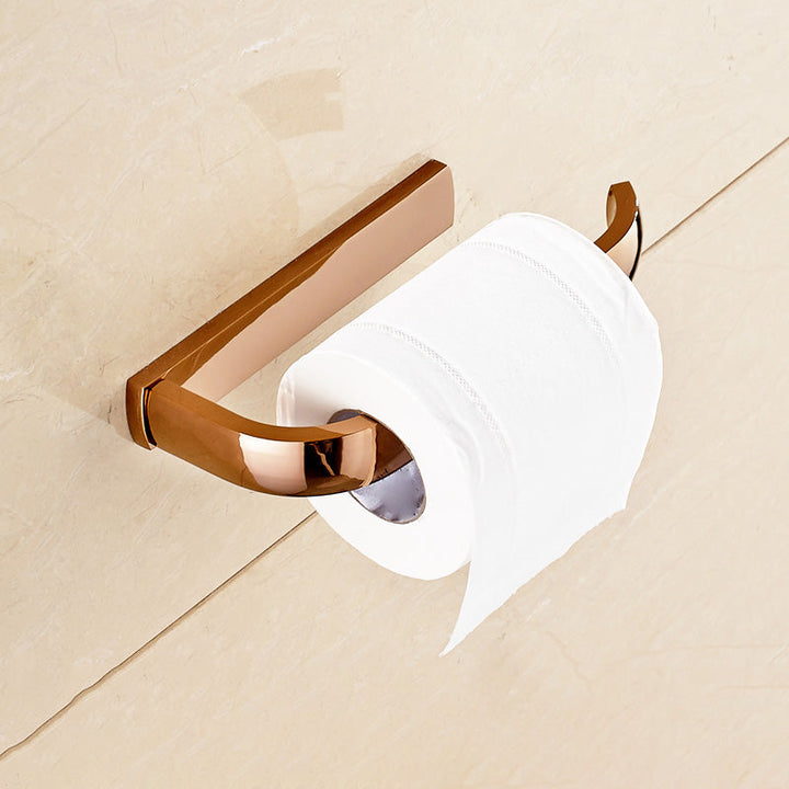 Lisslune | 5-piece Vintage Bathroom Accessory Set Brass Fittings Set