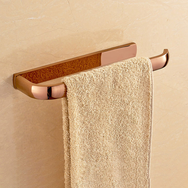 Lisslune | 5-piece Vintage Bathroom Accessory Set Brass Fittings Set