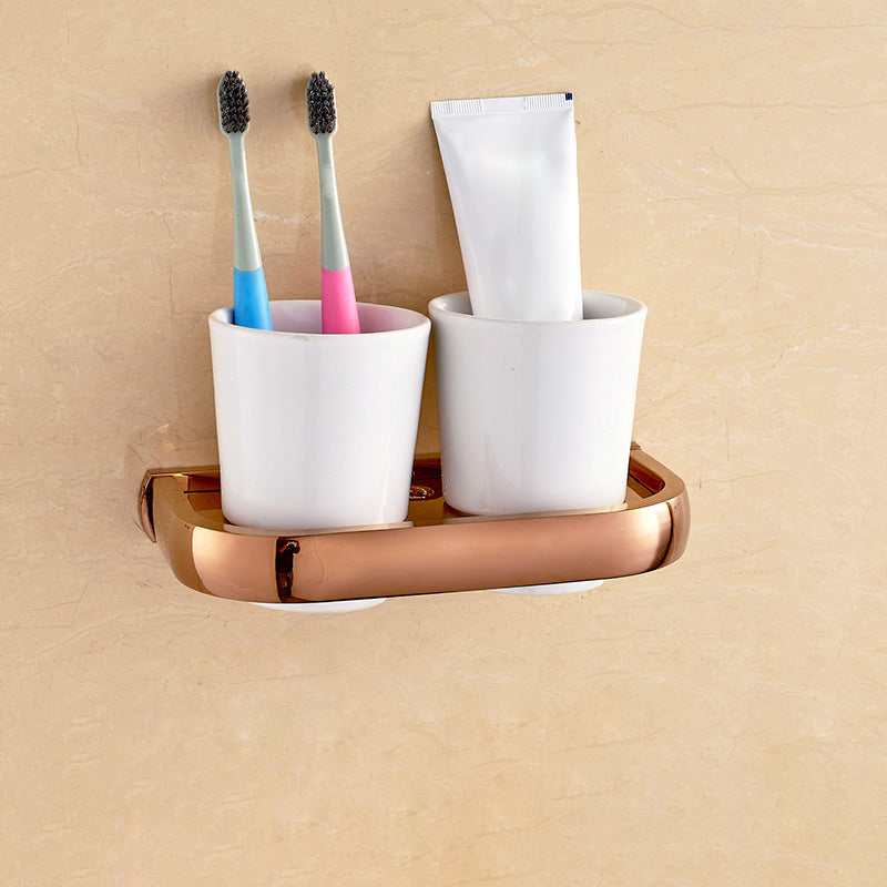 Lisslune | 5-piece Vintage Bathroom Accessory Set Brass Fittings Set