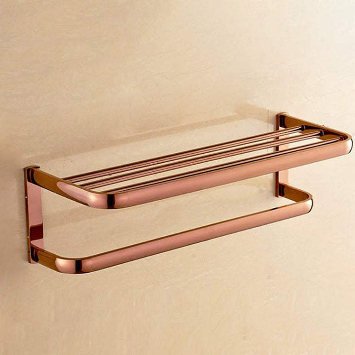 Lisslune | 5-piece Vintage Bathroom Accessory Set Brass Fittings Set