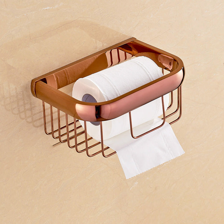 Lisslune | 5-piece Vintage Bathroom Accessory Set Brass Fittings Set
