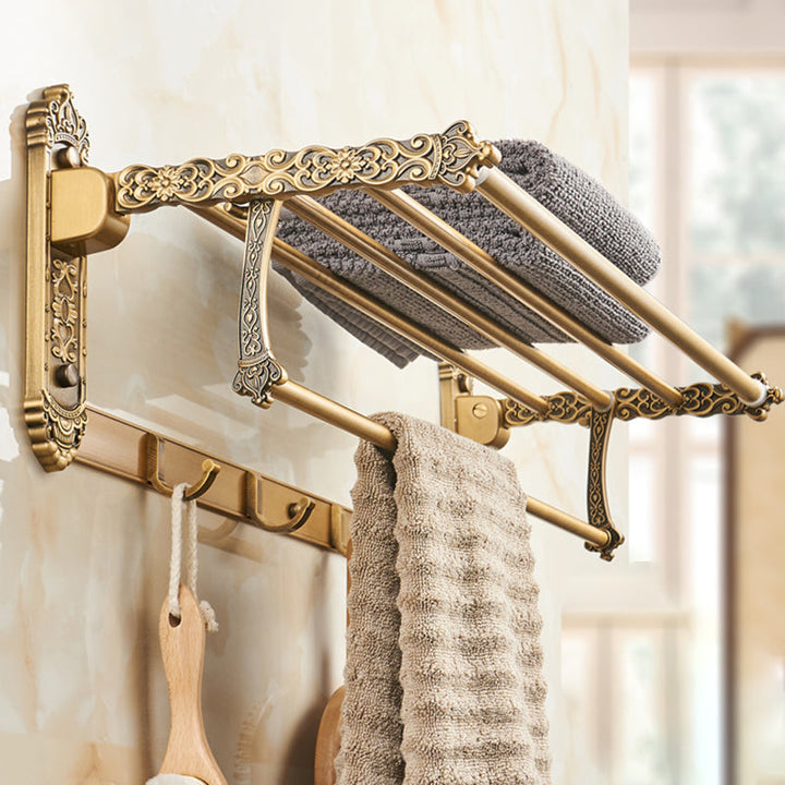 Lisslune | Traditional Bathroom Accessory Set Gold Bathroom Accessory Kit