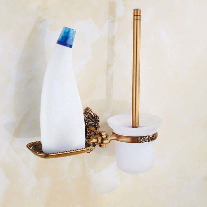 Lisslune | Traditional Bathroom Accessory Set Gold Bathroom Accessory Kit