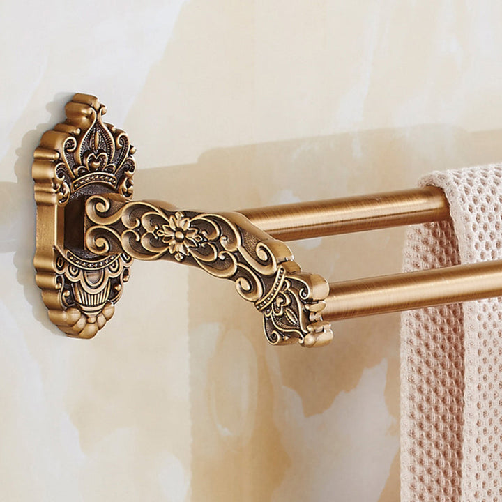 Lisslune | Traditional Bathroom Accessory Set Gold Bathroom Accessory Kit