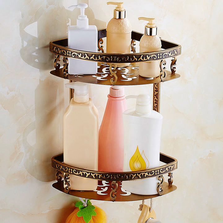 Lisslune | Traditional Bathroom Accessory Set Gold Bathroom Accessory Kit