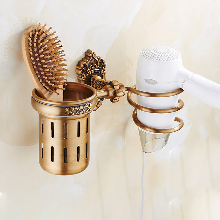 Lisslune | Traditional Bathroom Accessory Set Gold Bathroom Accessory Kit