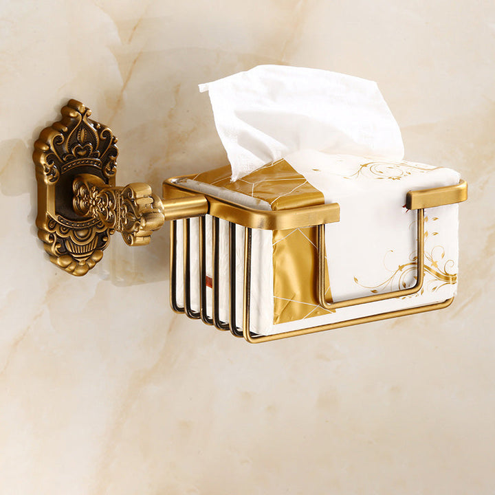 Lisslune | Traditional Bathroom Accessory Set Gold Bathroom Accessory Kit