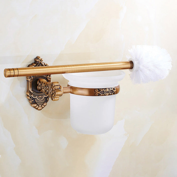 Lisslune | Traditional Bathroom Accessory Set Gold Bathroom Accessory Kit