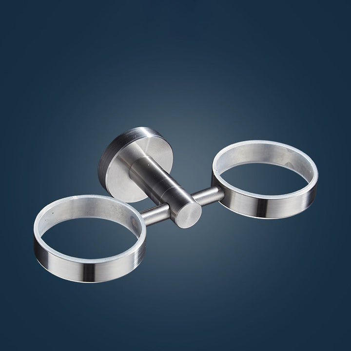 Lisslune | Chrome Traditional Bathroom Accessories Set Stainless Steel Bathroom Set
