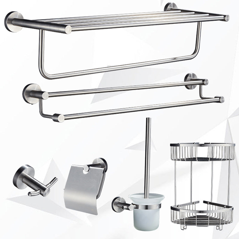 Lisslune | Chrome Traditional Bathroom Accessories Set Stainless Steel Bathroom Set
