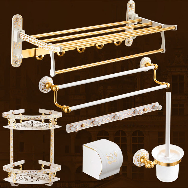 Lisslune | Traditional Bathroom Accessory Hardware Set Bathroom Shelf Bathroom Accessory Kit