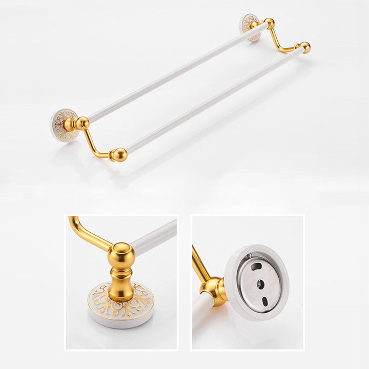 Lisslune | Traditional Bathroom Accessory Hardware Set Bathroom Shelf Bathroom Accessory Kit