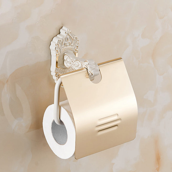 Lisslune | Traditional Bathroom Accessories Set White Bathroom Accessories Hardware Set