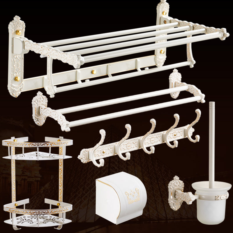 Lisslune | Traditional Bathroom Accessories Set White Bathroom Accessories Hardware Set