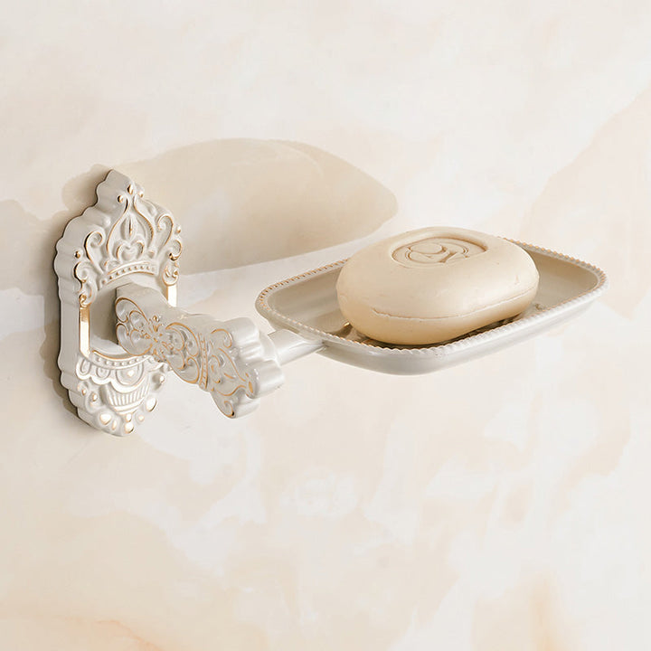 Lisslune | Traditional Bathroom Accessories Set White Bathroom Accessories Hardware Set