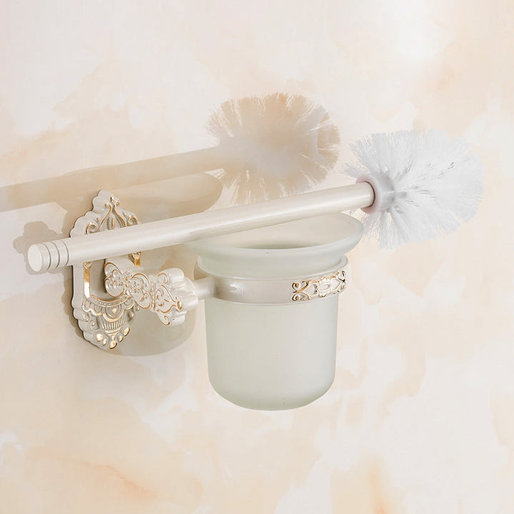 Lisslune | Traditional Bathroom Accessories Set White Bathroom Accessories Hardware Set