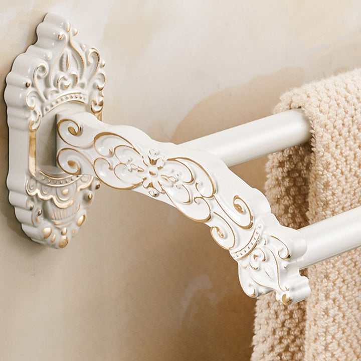 Lisslune | Traditional Bathroom Accessories Set White Bathroom Accessories Hardware Set