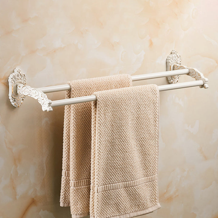 Lisslune | Traditional Bathroom Accessories Set White Bathroom Accessories Hardware Set