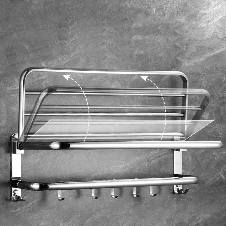 Lisslune | Modern Bathroom Accessory Set Silver Bathroom Accessories Hardware Set