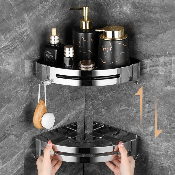 Lisslune | Modern Bathroom Accessory Set Silver Bathroom Accessories Hardware Set