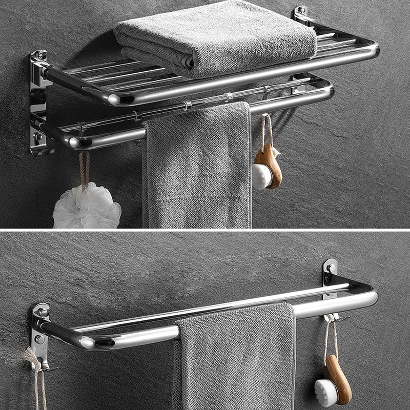 Lisslune | Modern Bathroom Accessory Set Silver Bathroom Accessories Hardware Set