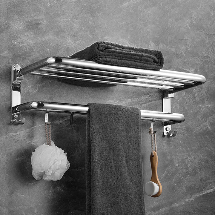 Lisslune | Modern Bathroom Accessory Set Silver Bathroom Accessories Hardware Set