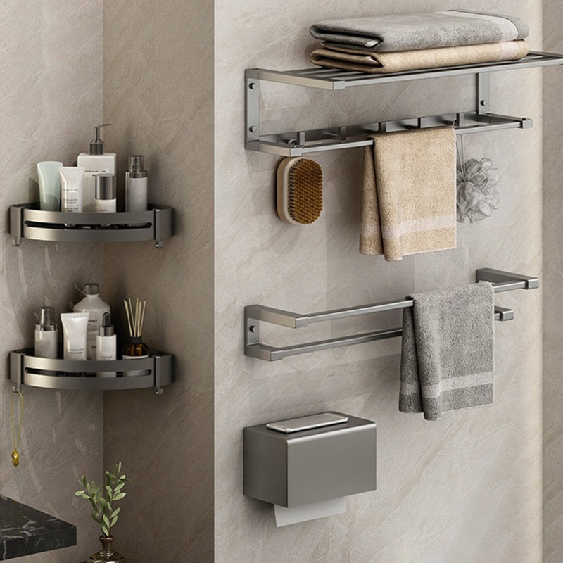 Lisslune | Modern Bathroom Accessories Set Gray Bathroom Accessories Hardware Set