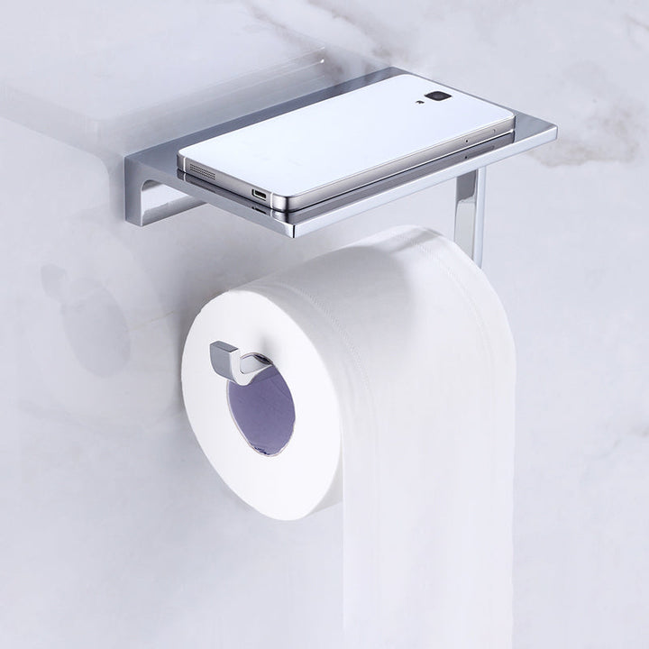 Lisslune | Polished Chrome Bathroom Accessory Set Modern Brass Bathroom Accessory Kit