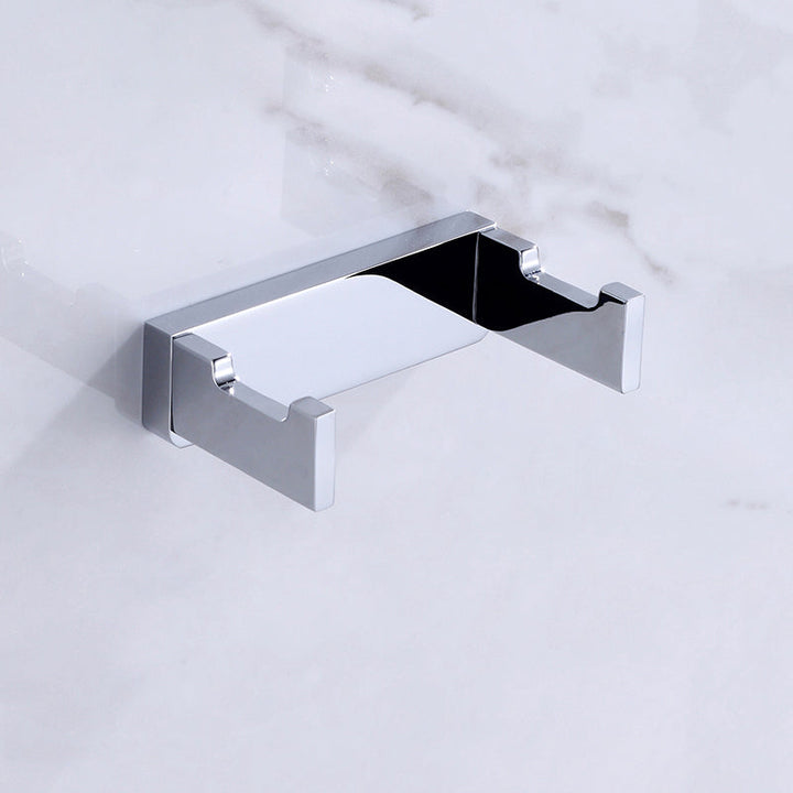 Lisslune | Polished Chrome Bathroom Accessory Set Modern Brass Bathroom Accessory Kit