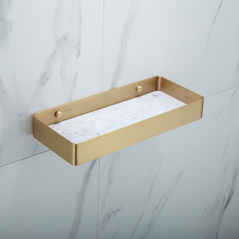 Lisslune | Polished Brass Bathroom Accessory Set Marble Bathroom Hardware