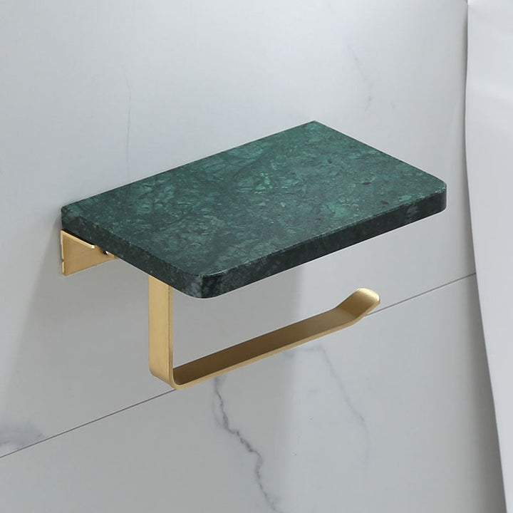 Lisslune | Polished Brass Bathroom Accessory Set Marble Bathroom Hardware