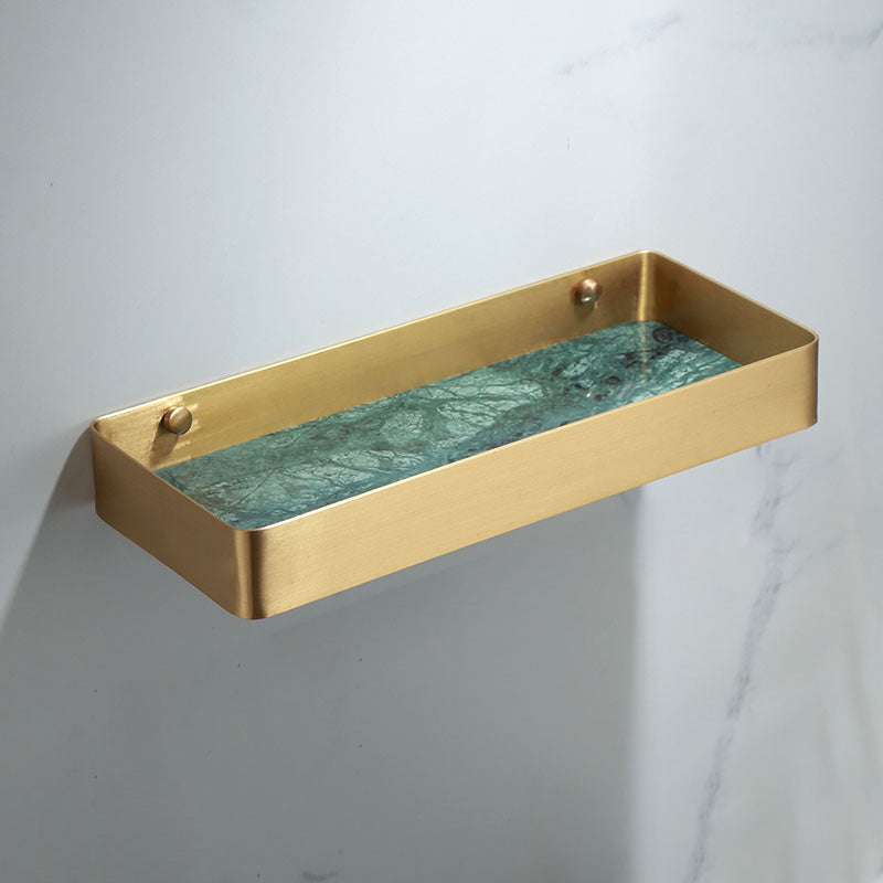 Lisslune | Polished Brass Bathroom Accessory Set Marble Bathroom Hardware